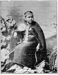 Hija del Cacique Mapuche Quilprán, en 1868