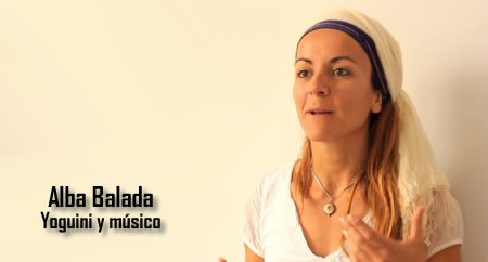 Alba Balada en un ejercicio de percepción.